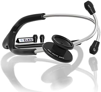 ELKO EL-050 ALPHA-TONE Aluminium Head Stethoscope for Doctors and Students