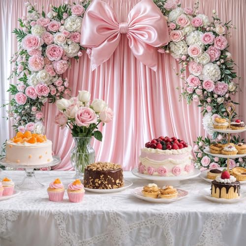 Fondo Fotográfico Rosa Moño 10x8 ft miniatura 3