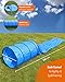 SPORTIKEL24 Agility Sacktunnel Blau – 3,80 m Länge, Ø 60 cm – Für Welpen & Anfängerhunde – mit Ösen, Heringen & Tragetasche – von Superhund