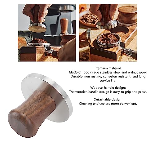 Tamper expresso 53mm base plate pour éviter le café acide - 8