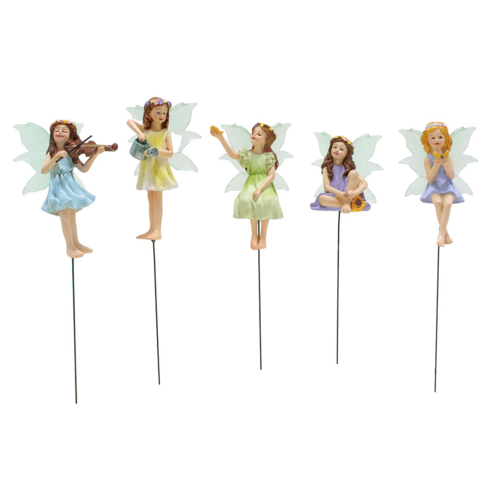 mophrati for Creative Miniature Fairy Garden Accessories Unique Statues