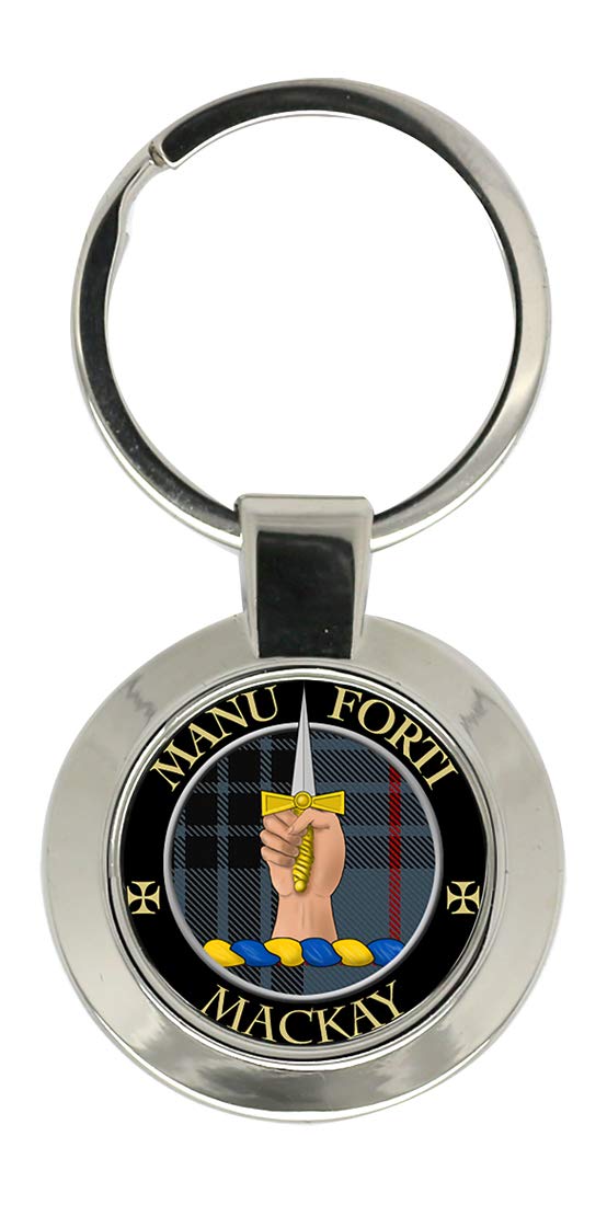 Giftshop Uk Unisex Silver Coloured Metal Mackay Scottish Clan Key Ring