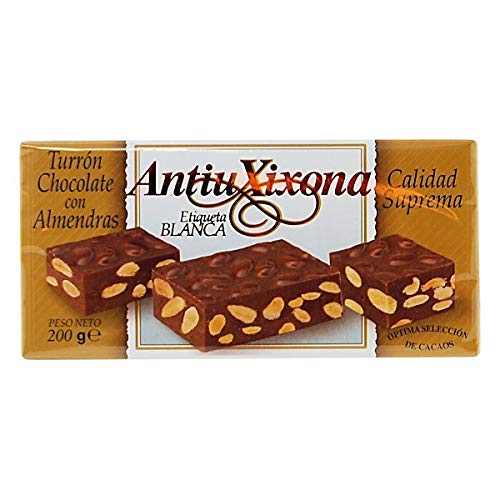 Turron Schokolade mit Mandeln / Turron Chocolate con almendras - 200 gr