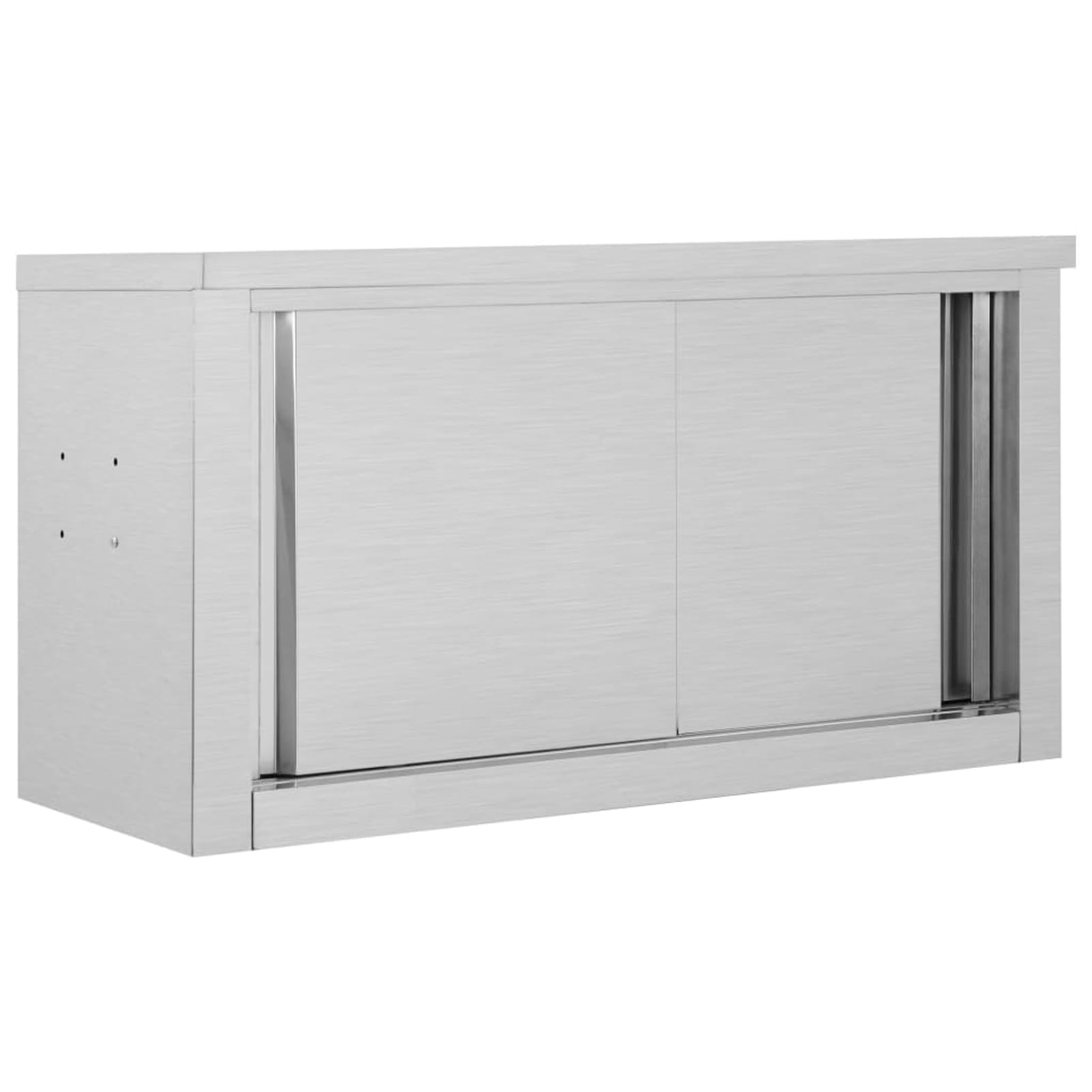 Gecheer Armadio da parete con ante scorrevoli, 90 × 40 × 50 cm, in acciaio inox, per utensili da