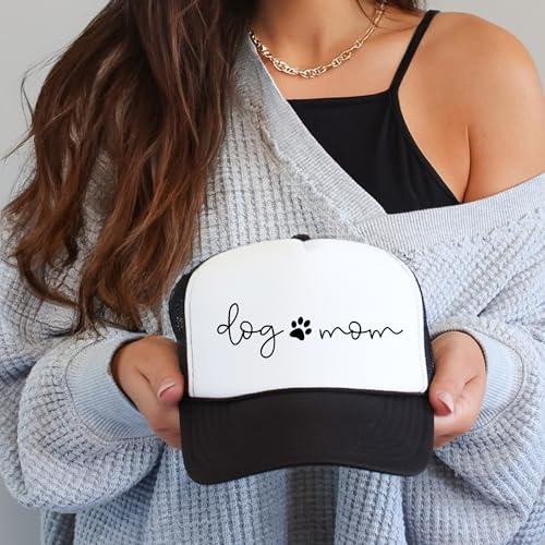 Gorra Trucker Unisex con Estampado de Huella de Perrito miniatura 2