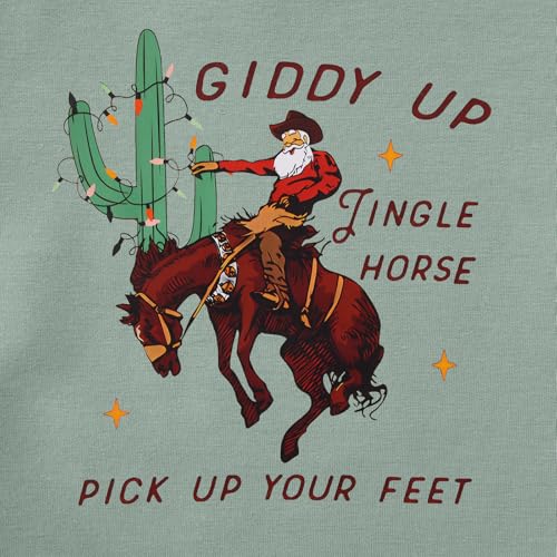 AG AGUU Moletom de Natal com estampa de caubói para bebês meninos e meninas com cavalo, pulôver de N