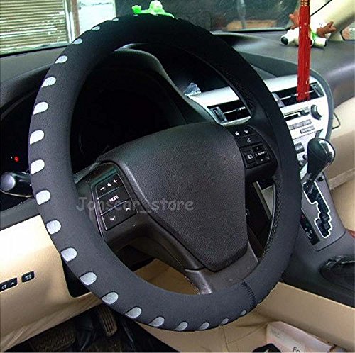 Raysell Automotive Steering Wheel Cover - Soft & Breathable EVA Foam Cover Fit for Car Steering Wheel with 38cm/15 Diameter (Grey)