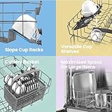 COMFEE' KWH-BD1215P-W Fully Integrated Dishwasher with 12 Place Settings, Cloud Wash, Extra Drying, Built-in Dishwasher with Delay Start, Quick Wash - White - Image 6