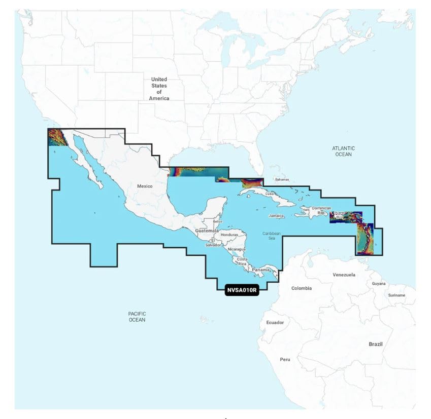 Part Synergy Replacement for Marine Cartography Central America-Caribbean Inland/Coastal Marine Charts