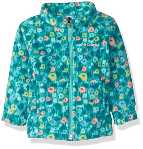Columbia Unisex Baby Infant Benton Springs II Printed Fleece, Pixie Floral, 3/6