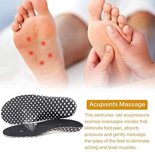 Semelles magnétiques avec acupression réflexologie points de pression massage - 4