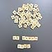 YJ PREMIUMS 200 PC Wood Magnetic Letter Tiles Magnets Big Large Square Wooden Alphabet Letters Tile Magnet Pieces for Fridge Refrigerator Wall Fun Learning Decorative Game Board (200)