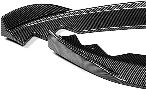 PU/699/PCF Carbon Fiber Print JDM Front Bumper Body Kit Splitter Lip 3PCS Compaitble with 2015-2018 ATS