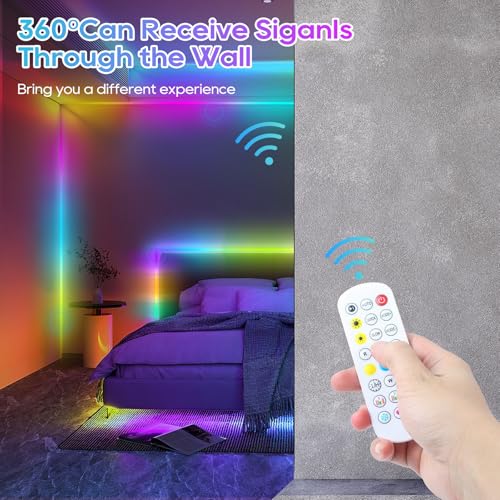 TK99SW TV Led Lights 4m, RGBIC Led Strip for 50-70 Inch TV/PC, with Remote/APP Control, USB Powered, Music Sync - Image 4