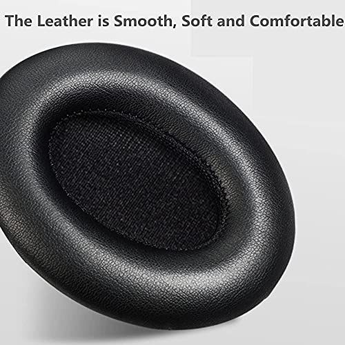 Almohadillas para auriculares V-MOTA compatibles con Zihnic plegables con cable y sin cable, cojines de cuero de repuesto para reparación (1 par) miniatura 5