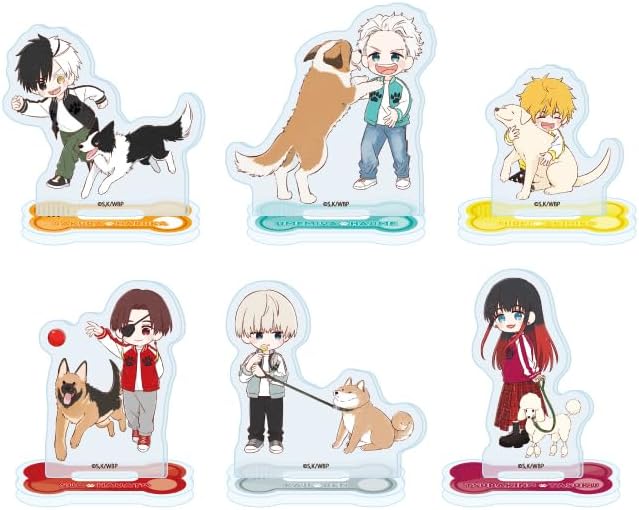 TV Anime Wind Breaker 03 Dog Ver. [Graph Art Illustration] Acrylic Petite Stand, Complete Set, Box of 6