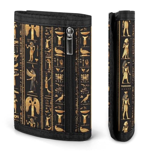 Vintage Pattern Print Wallet for Men, 8 Credit Card Holder Slim Minimalist Front Pocket Small Mens Bifold Wallets2