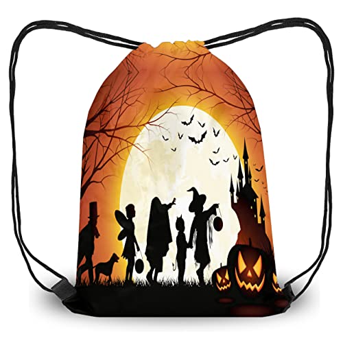 Bolsa de cordón para decoración de Halloween (Halloween medianoche) Cover