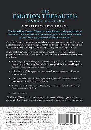 The Emotion Thesaurus: A Writer's Guide to Character Expression (Second Edition) (Writers Helping Writers Series) - Image 2