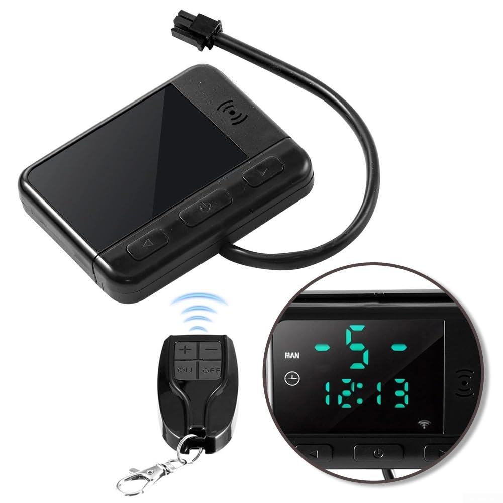 Kit controller per riscaldatore ad aria diesel DC 5 V, con schermo LCD e telecomando, compatibile con riscaldatori da parcheggio da 2 kW, 5 kW, 8 kW, per modelli VEVOR XMZ Series