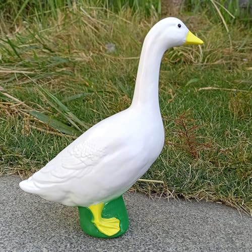 Figura de ganso de 7 pulgadas para decoración miniatura 4