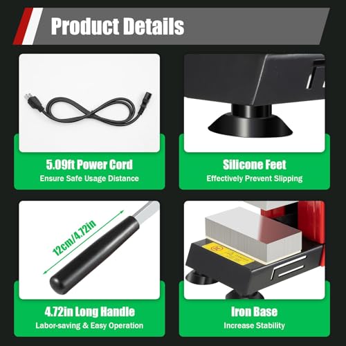 Sertheha HEAT PRESS MACHINE Heavy Duty Heat Press Machine Mini Manual Heat Presser thumb #8