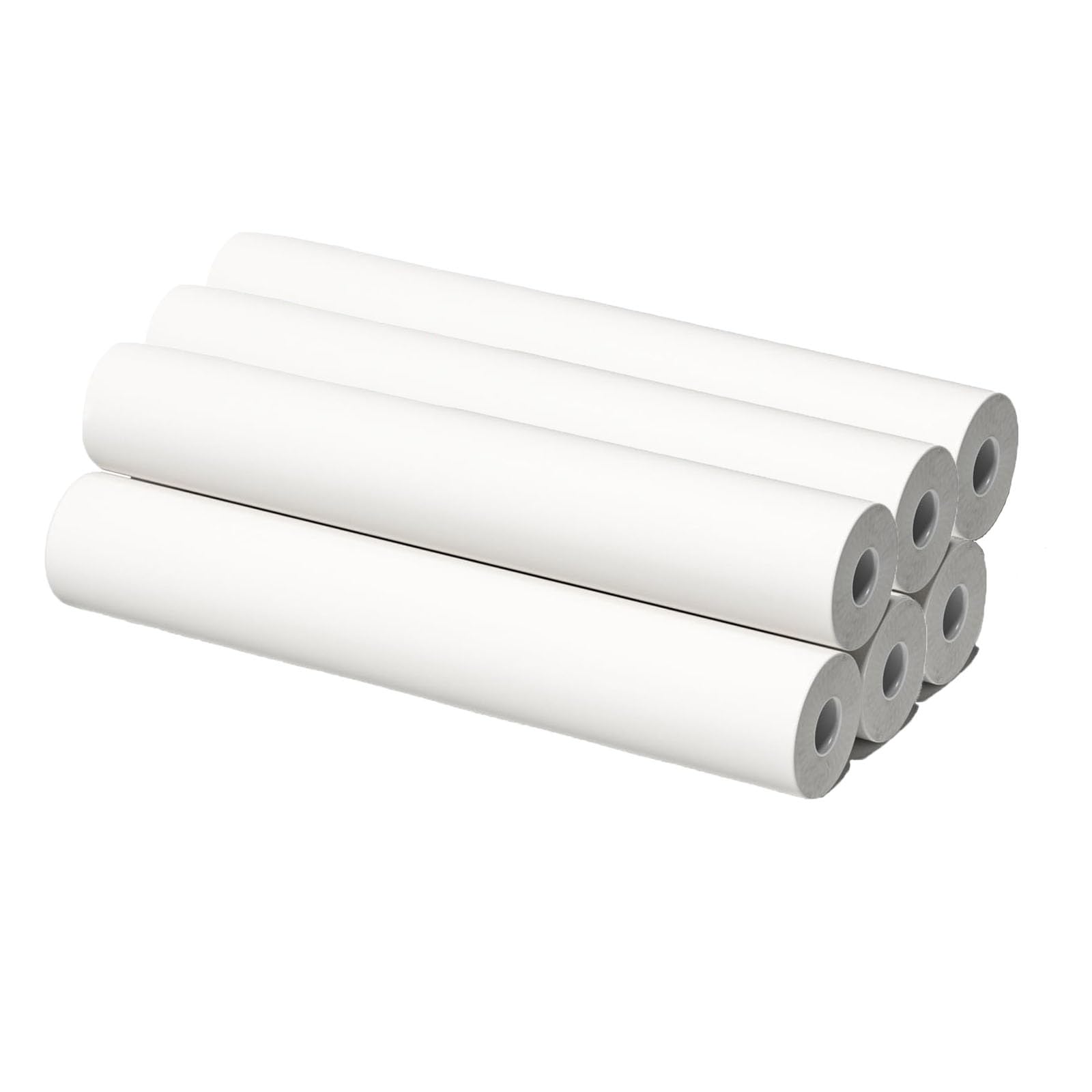Papel para impresora térmica, 6 rollos de 8.3 pulgadas de ancho, papel de impresión térmica A4 de secado rápido compatible con PeriPage A40, M08F, MT810 para impresora térmica portátil (8.3 x