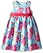 American Princess Big Girls' Blue Shantung Dress