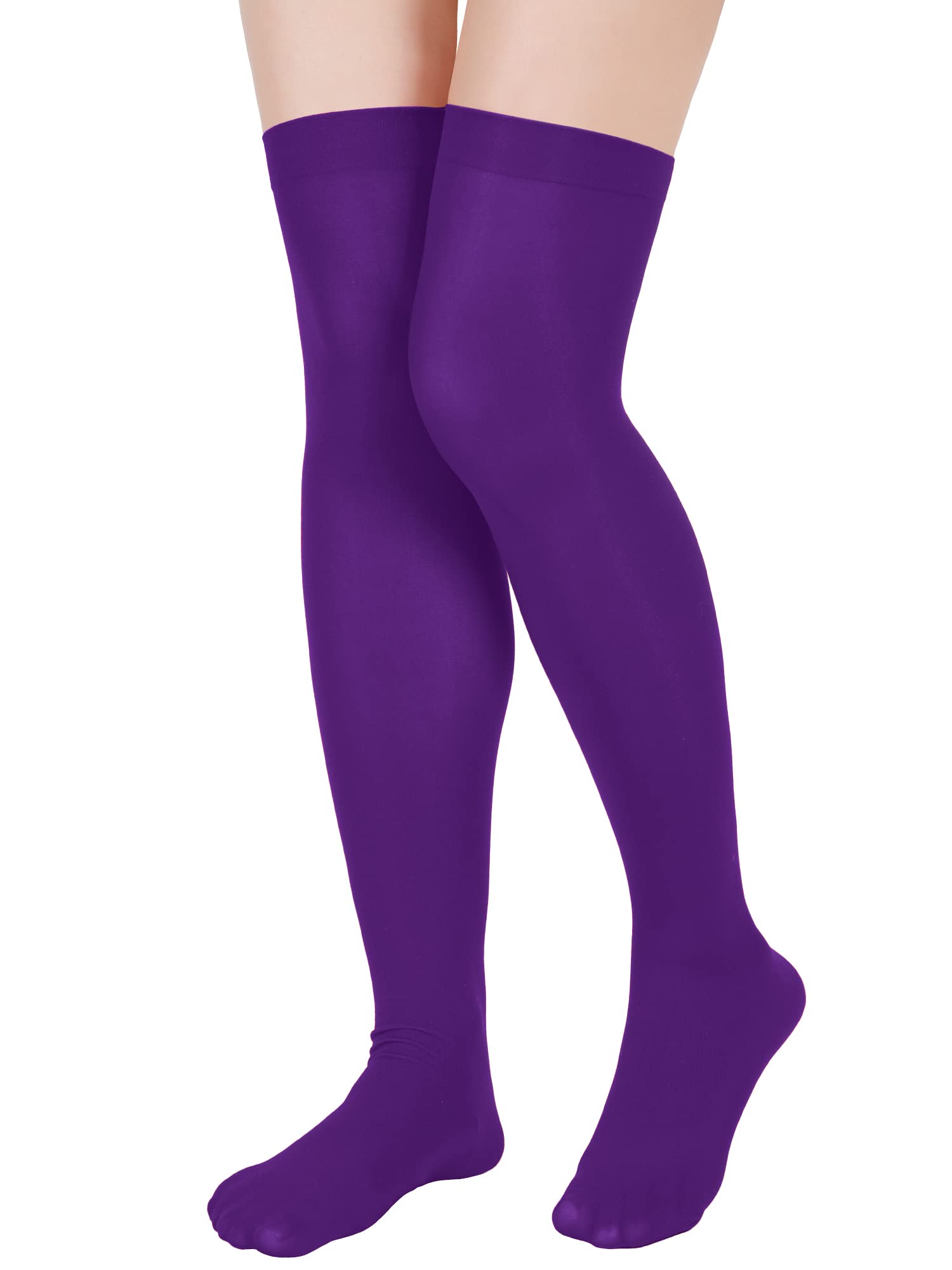 SATINIORWomen Knee Socks High Halloween Socks High Thigh Stockings for Cosplay Party