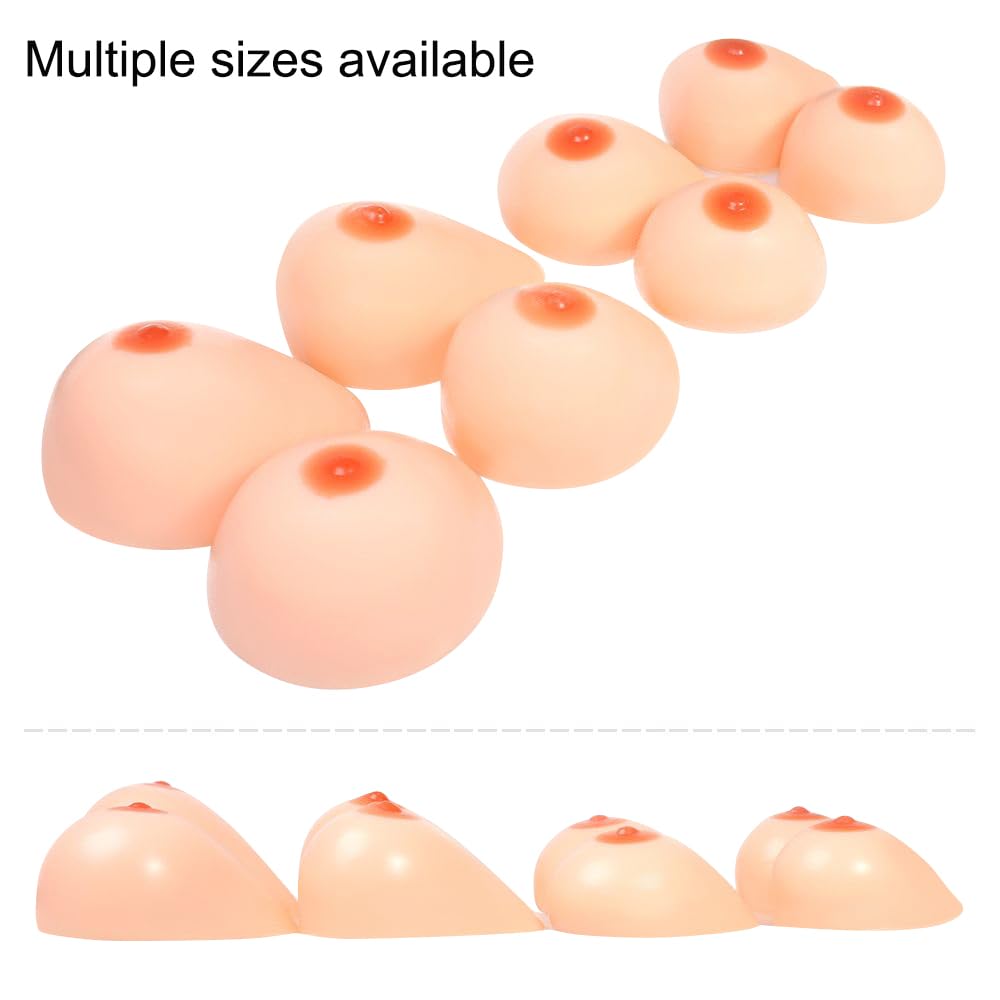 ELMIKA 1 paire de faux seins en silicone pour mastectomie, prothèse, crossdresser, transgenre, cosplay