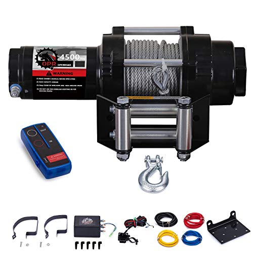 40% Off Discount OPENROAD 4500Lbs 12 Volts Electric Winch, Winch for ATV/UTV/Boat, 4500Lbs /2041kg Electric Winch Kit, with 15m/49ft Winch Cable, Towing Off-Road Electric Winch Recovery kit (4500Lbs Black H) Super Brands OPENROAD 4500Lbs 12 Volts Electric Winch, Winch for ATV/UTV/Boat, 4500Lbs /2041kg Electric Winch Kit, with 15m/49ft Winch Cable, Towing Off-Road Electric Winch Recovery kit (4500Lbs Black H)