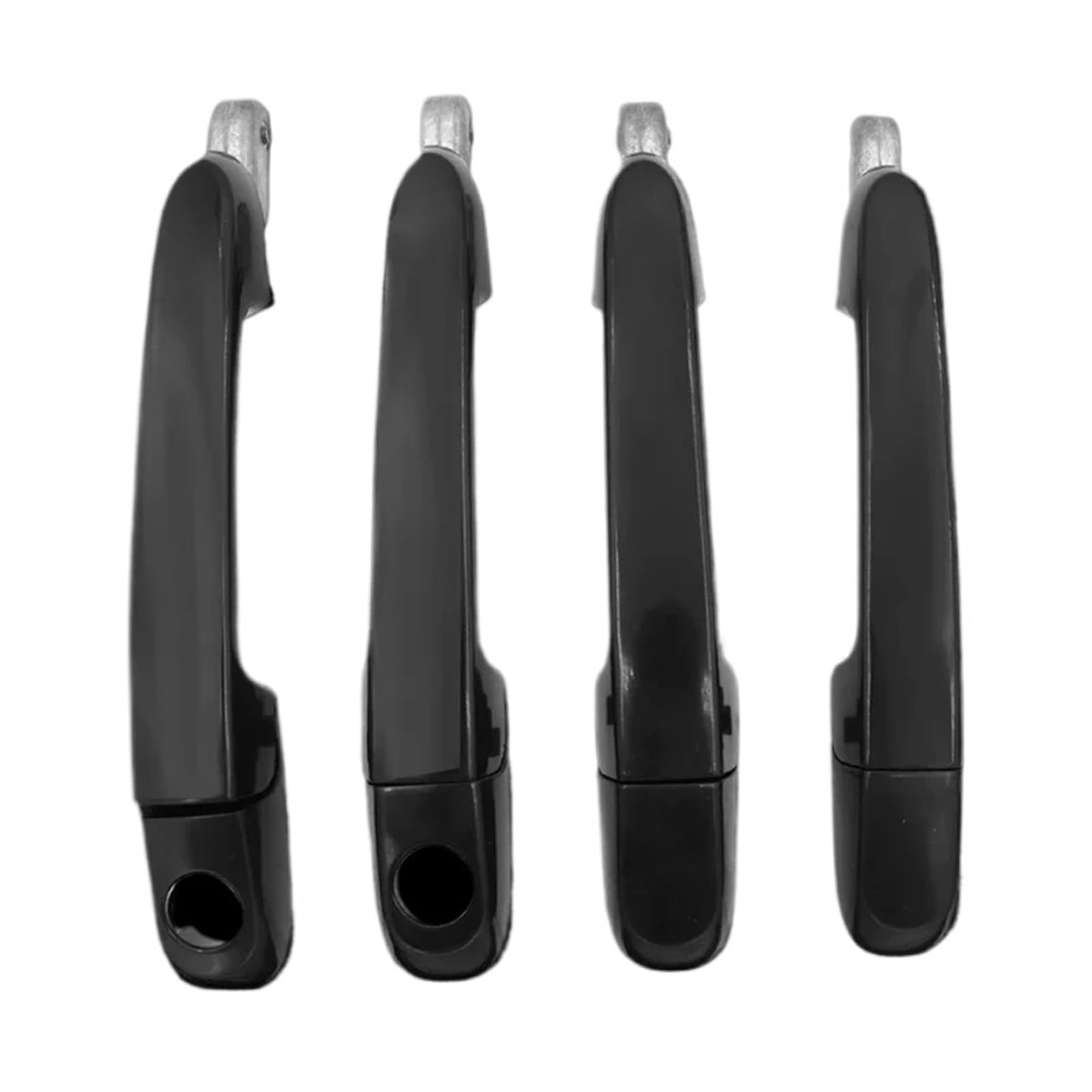 Ouvecr 4Pcs-Set For Hyundai For Accent 2006-2011 Exterior Door Handles Handle 4Pcs Car Accessories 826501E000 826601E000 836501E000 836601E000 Car Outer Door Handle(4Pcs-Set)