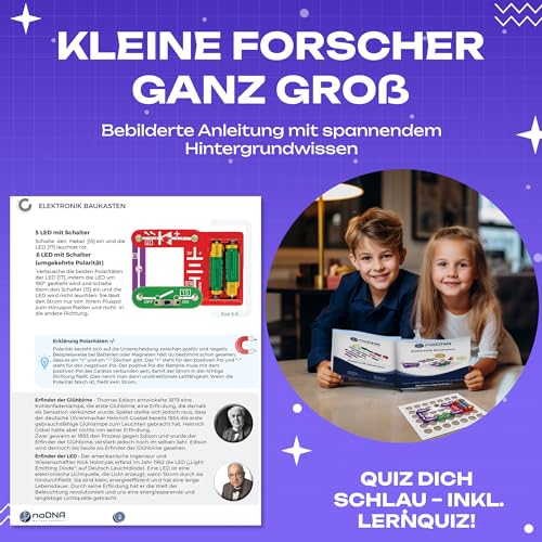 Kit d'expérimentation électrique pour enfants de 8 ans avec 300 circuits - 6
