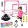 Pink Mini Toddler Soccer Goal Set, 2 Pack 2x1.5 ft Pop Up Soccer Goals for Backyard, Portable Kids Soccer Net with Ball and Cones, Indoor Outdoor Sports Games, for Girls & Boys Ages 2-5
