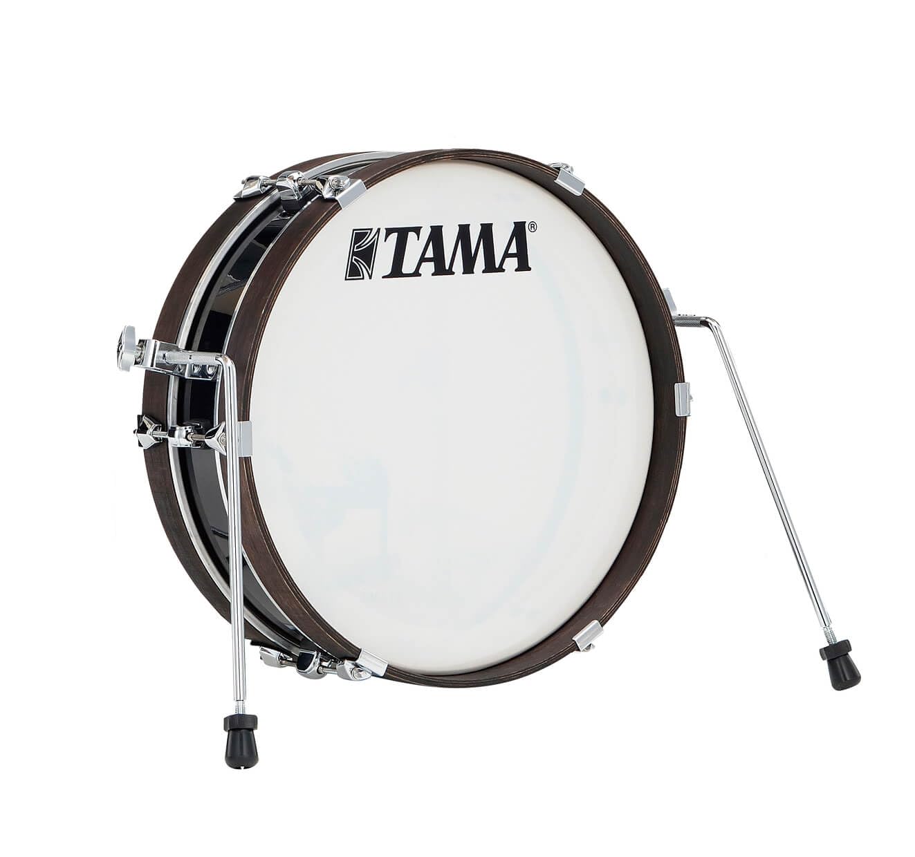 TAMA Club-Jam Pancake Bassdrum 4 pollici - Hairline nero/cromato HW