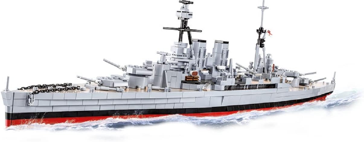 Assembled COBI HMS Hood building block model