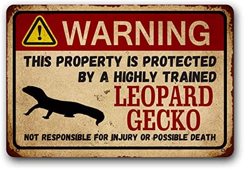 Miniatura 15 de Eveokoki Letrero de tortuga, divertido letrero de advertencia de metal, regalo para mascotas, mascota exótica, letrero de estaño para mascotas S-8