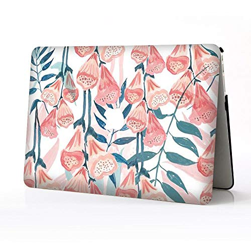 Laptop-Hülle für MacBook Air 13 Zoll (33 cm), Motiv Blüten 06, bedrucktes Muster, Hartplastik, Schutzhüllen, kompatibel mit MacBook Air A1932