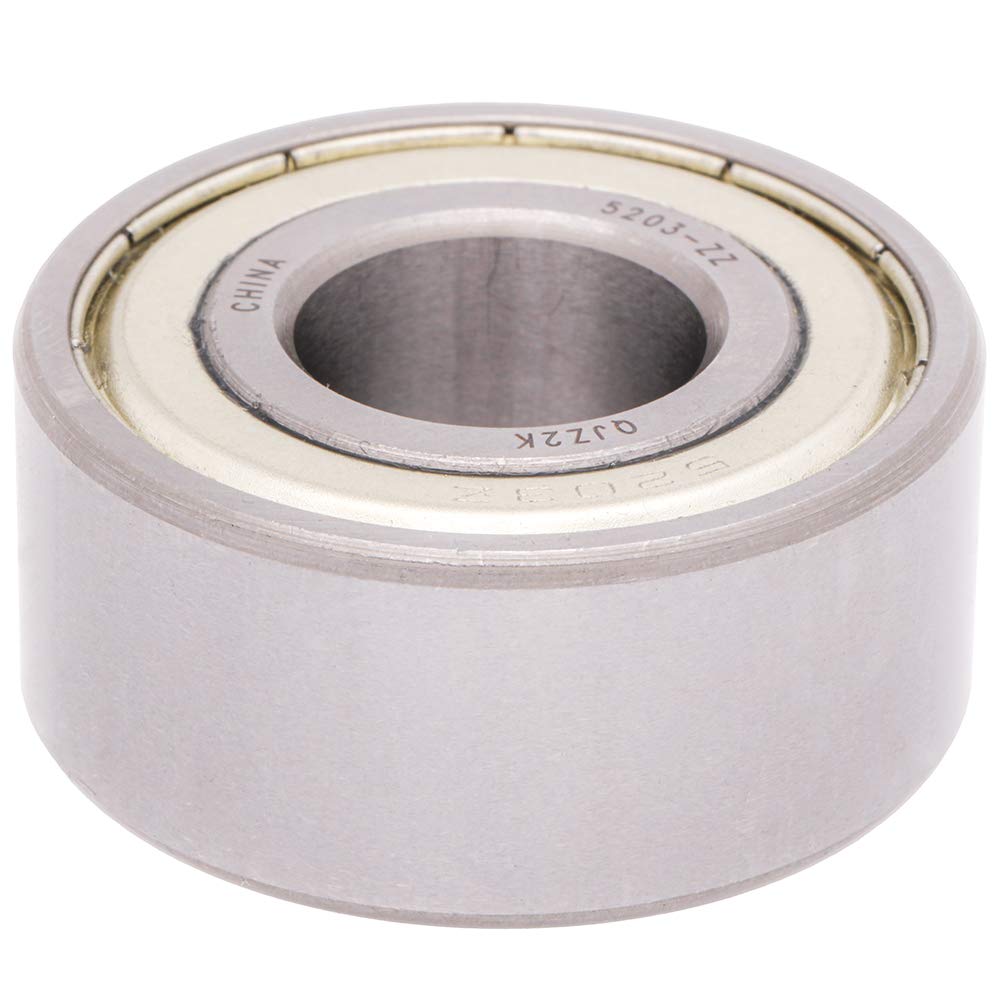[1-Pack] 5203-ZZ - Angular Contact Ball Bearing 17 mm x 40 mm x 17.463 mm (ID x OD x Width) Double Metal Shield