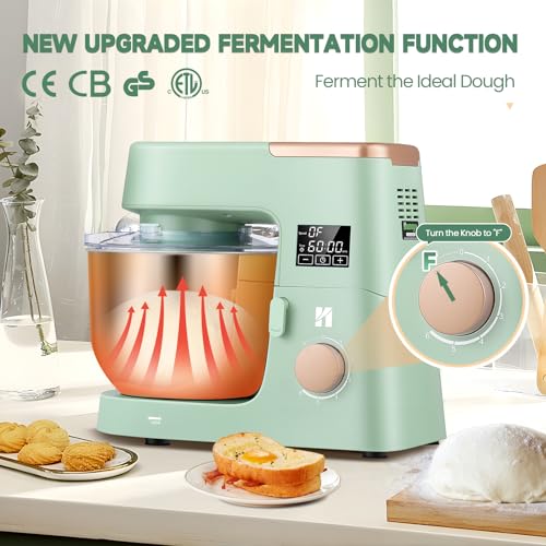 Huanyu-9-in-1-Stand-Mixer-Multifunctional-Electric-Kitchen-Mixer-LED-Touch-Screen-Fermentation-Dishwasher-Safe-with-Meat-Grinder-Vegetable-Slicer