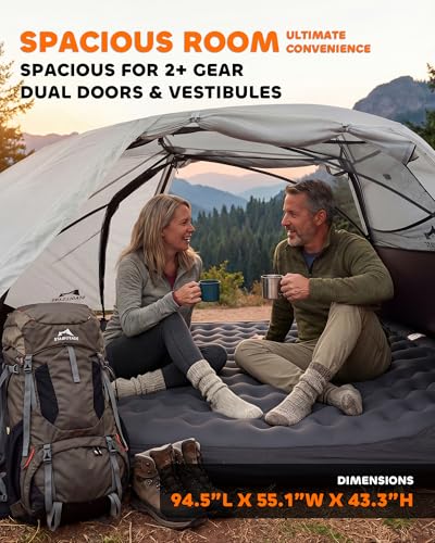 Carpa liviana 3 personas 3 estaciones impermeable y compacta miniatura 5