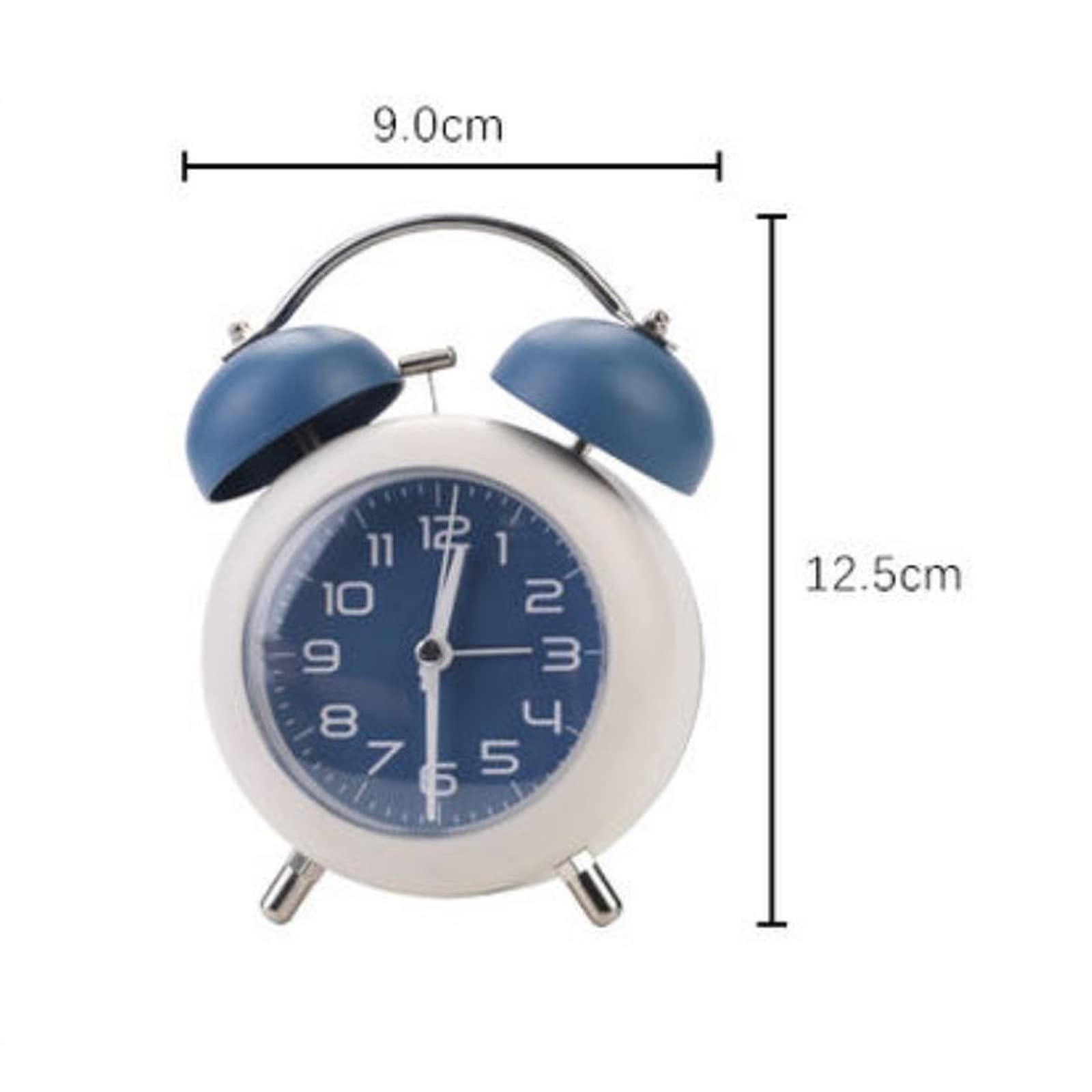 Sveglia/Orologio Digitale, Sveglia A Doppia Campana, Orologio Analogico Da Tavolo, Sveglia Rumorosa Senza Ticchettio, A Batteria, Per Soggiorno, Camera Da Letto, Cucina, Arredamento Per Chi Dorme Prof
