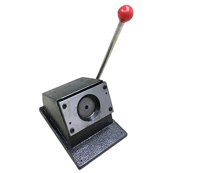 Manual Circle Cutter Round Shape Paper Cutting Machine for 37mm Diameter Badge Botton Making
