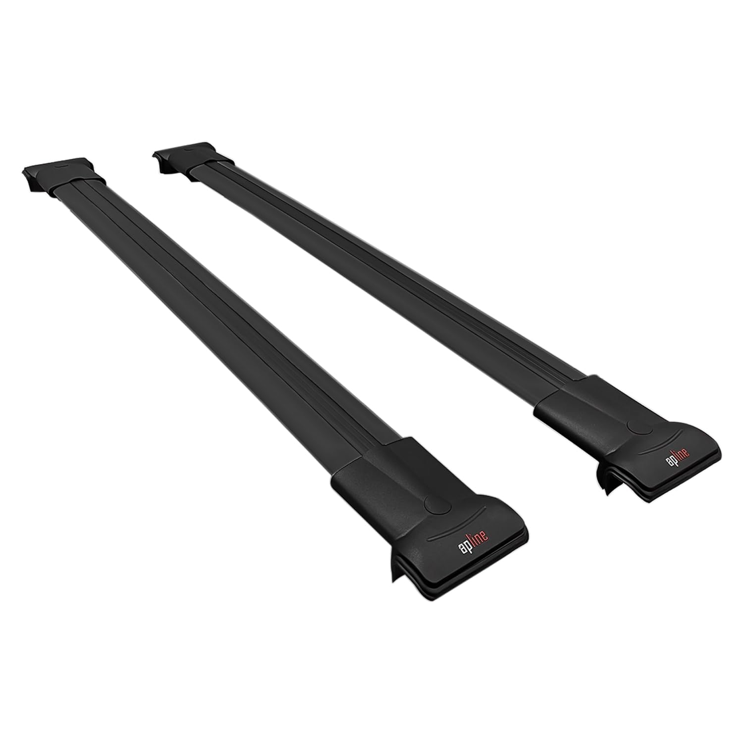 RE&AR Tuning Compatibile con Jeep Cherokee 5 (KL) 2014-2023 Fly Model Barre Tetto Portapacchi Auto Barre Portatutto Nero Alluminio 2 Barre