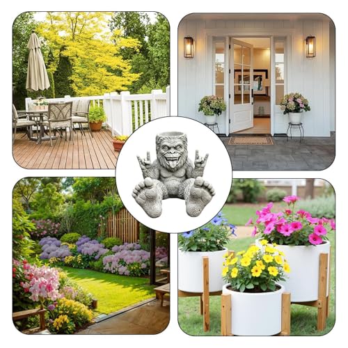 Pots succulents animaux décoratifs en résine pour support de patio