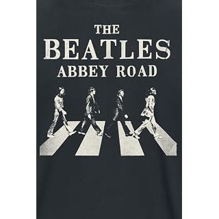 The Beatles Abbey Road Sign Homme T-Shirt Manches Courtes Noir Regular/Coupe Standard – Image 2