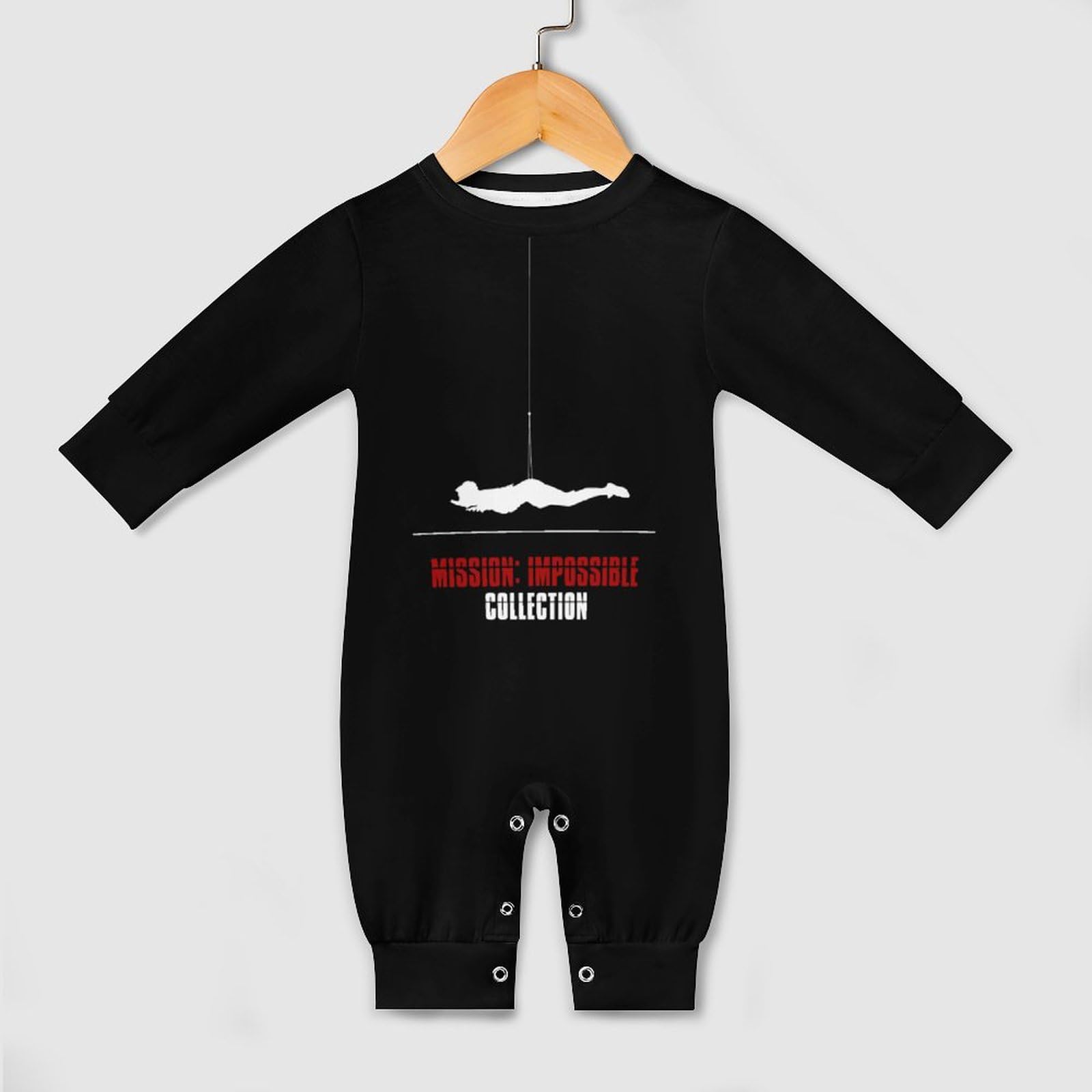 Amazon.co.jp: ロンパース ベビー服 ミッションインポッシブル 長袖 