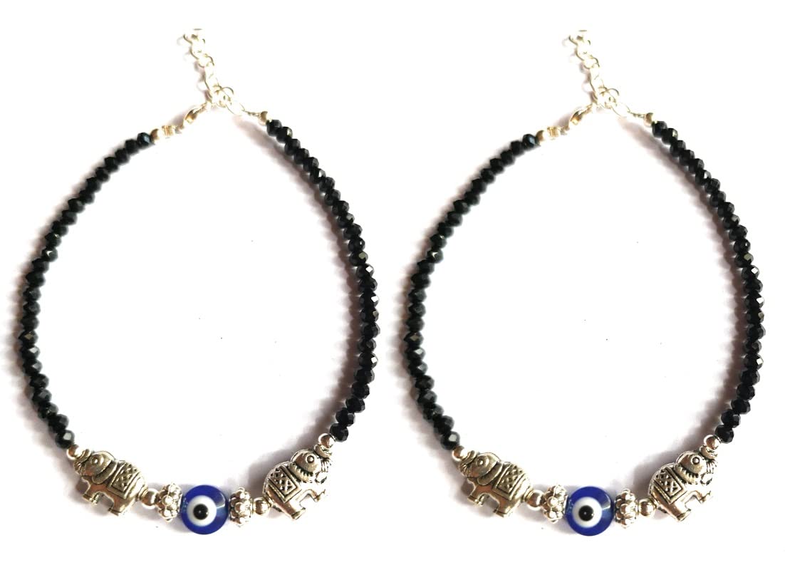 See full amazon price history chart for Jyokrish Handmade Pair of 1 German Metal Elephant with black Beads blue evil eye chain anklet For Women | girls | Nazariya |Paya| Nazarbattu| Pack of 2 Jyokrish Handmade Pair of 1 German Metal Elephant with black Beads blue evil eye chain anklet For Women | girls | Nazariya |Paya| Nazarbattu| Pack of 2 (B0BN7FMSHX) Amazon Price History, Amazon Price Tracker
