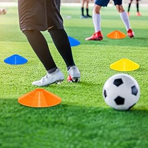 60 Pack Agile Soccer Cones with Portable Bags & Brackets,Sports Cones,Cone Sport,Agile Soccer Cones Used for Football Training… 60 Pack Agile Soccer Cones with Portable Bags BracketsSports ConesCone SportAgile Soccer Cones Used for Football Training