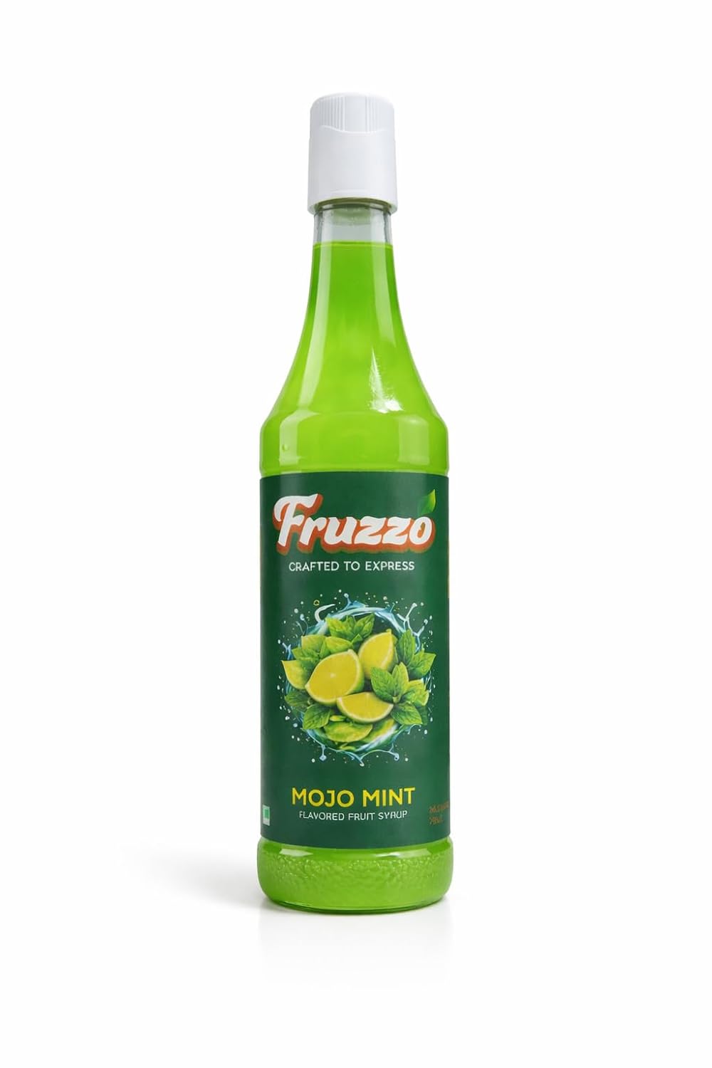 Fruzzo Mojo Mint Flavoring Syrup, Liquid, Mint Flavour, for Mocktails, Mojitos and Lemonades, 750 ml